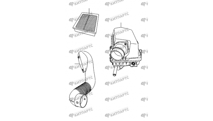 Корпус воздушного фильтра Chery Amulet (A15)