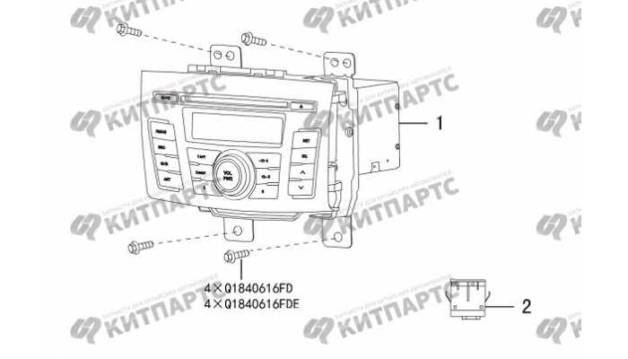 Магнитола CD Great Wall Hover H3 New