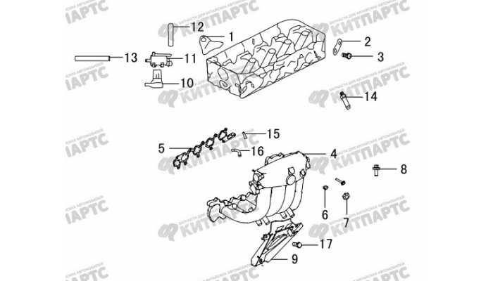 Впускной коллектор Great Wall Hover H5